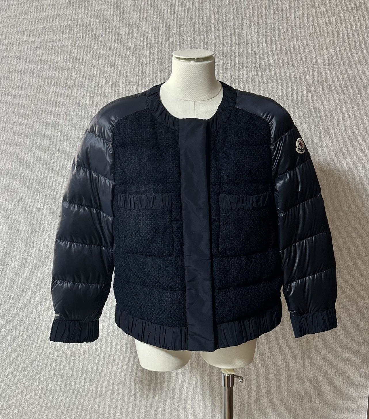 WOWMALL - Moncler VEULAES ツイード ダウンジャケット