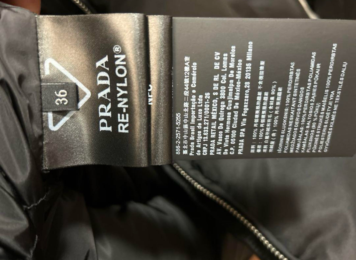 C00303 PRADA新作 RE-NYLON ダウンジャケット 292052