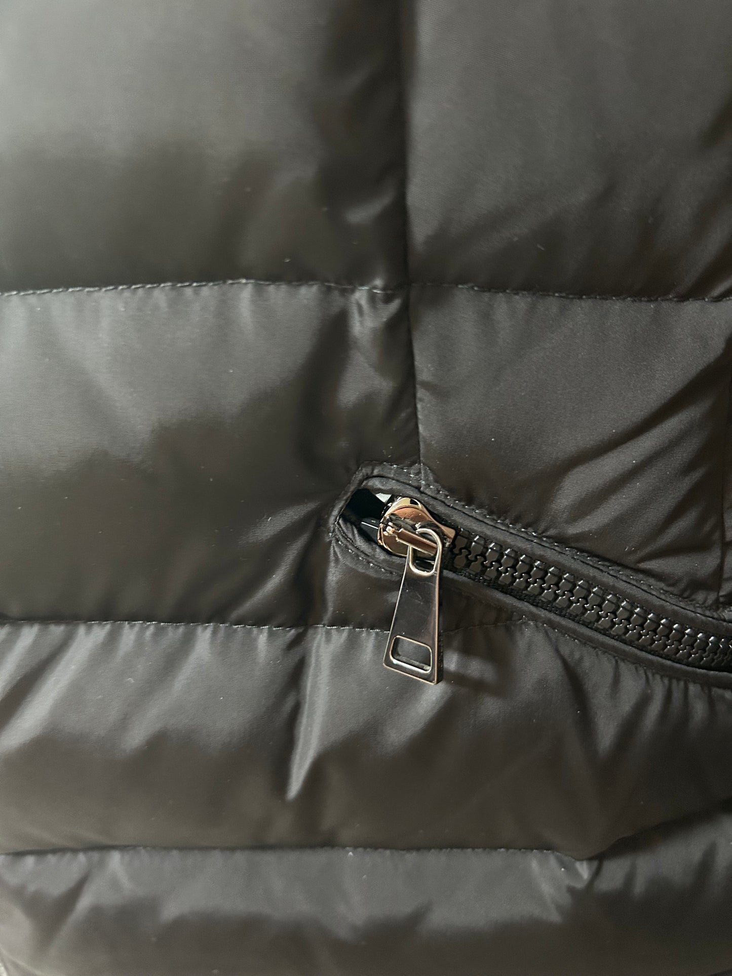 C00202 MONCLER 黒 ダウン フラメッテ サイズ1